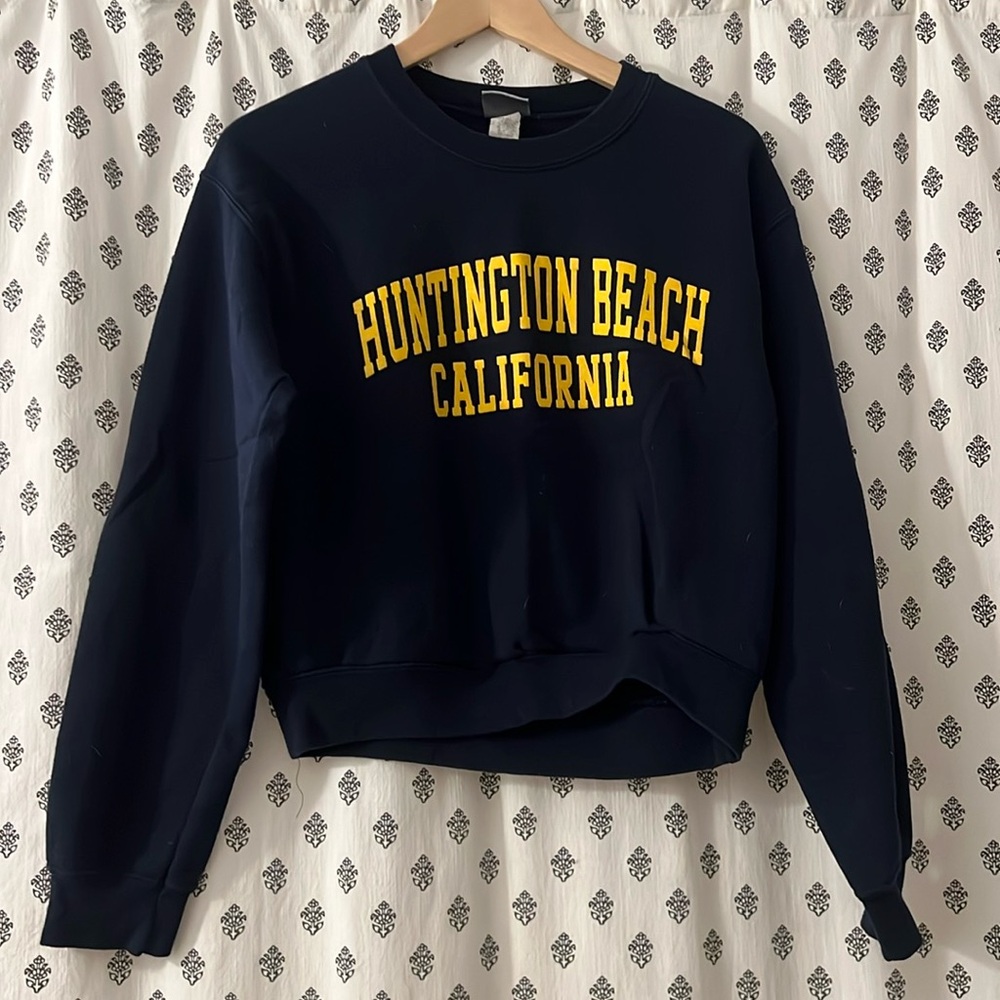 Vintage Small Cropped Huntington Beach Sweatshirt